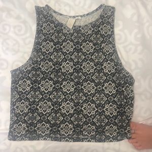 Large forever 21 crop top